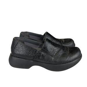 Dansko Winona Clogs Slip-on Comfort 7501360200 Black Leather EU 38 Women's 8‎